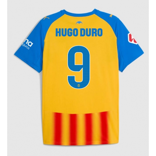 Billige Fotballdrakt Valencia Hugo Duro #9 Replika Tredjedrakt 2025-26 Kortermet Billige Fotballdrakt Valencia Hugo Duro #9 Replika Tredjedrakt 2025-26 Kortermet